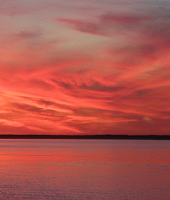 Sunset on Black Lake